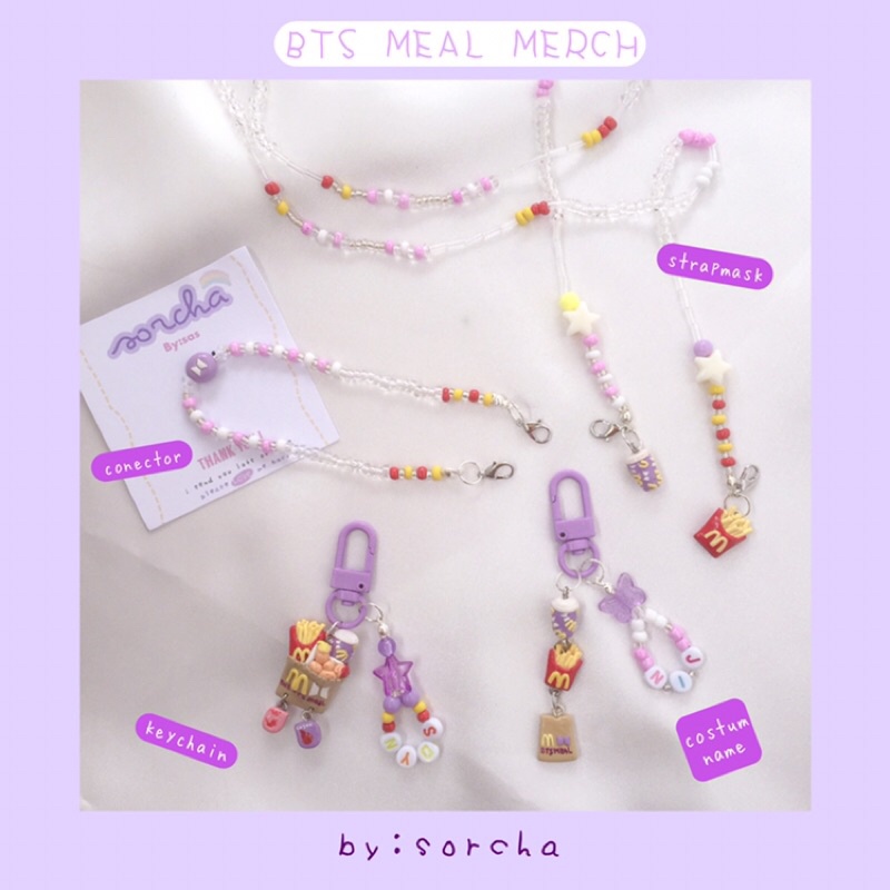 keychain bts - bts  merchandise - gantungan kunci bts  - strap masker bts