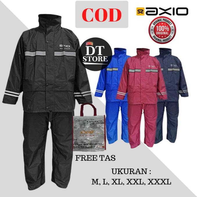 Diskon Jas Hujan Axio Original 882 Bahan Taslan -Mantel Hujan Axio Original