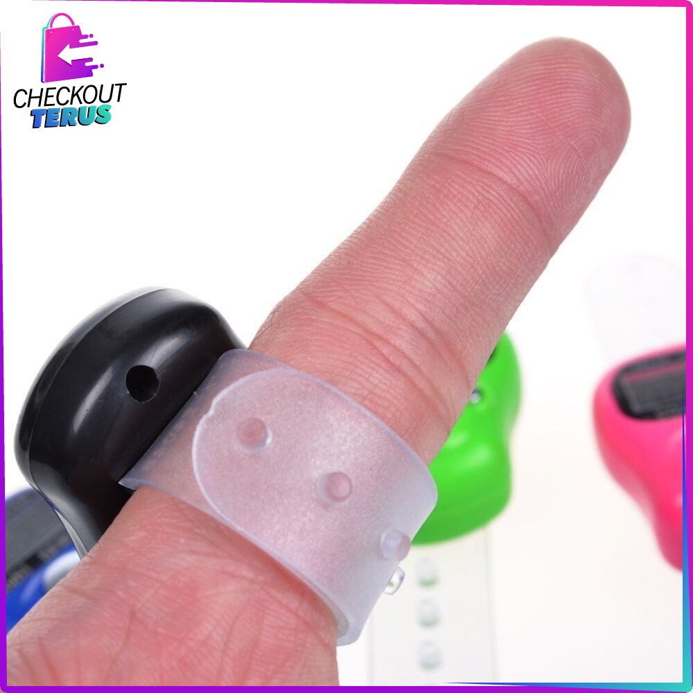 CT C205 Tasbih Digital Mini Tally Counter Tasbeh Kecil Manual Digital Finger Counter Import Alat Hitung Jari Tangan
