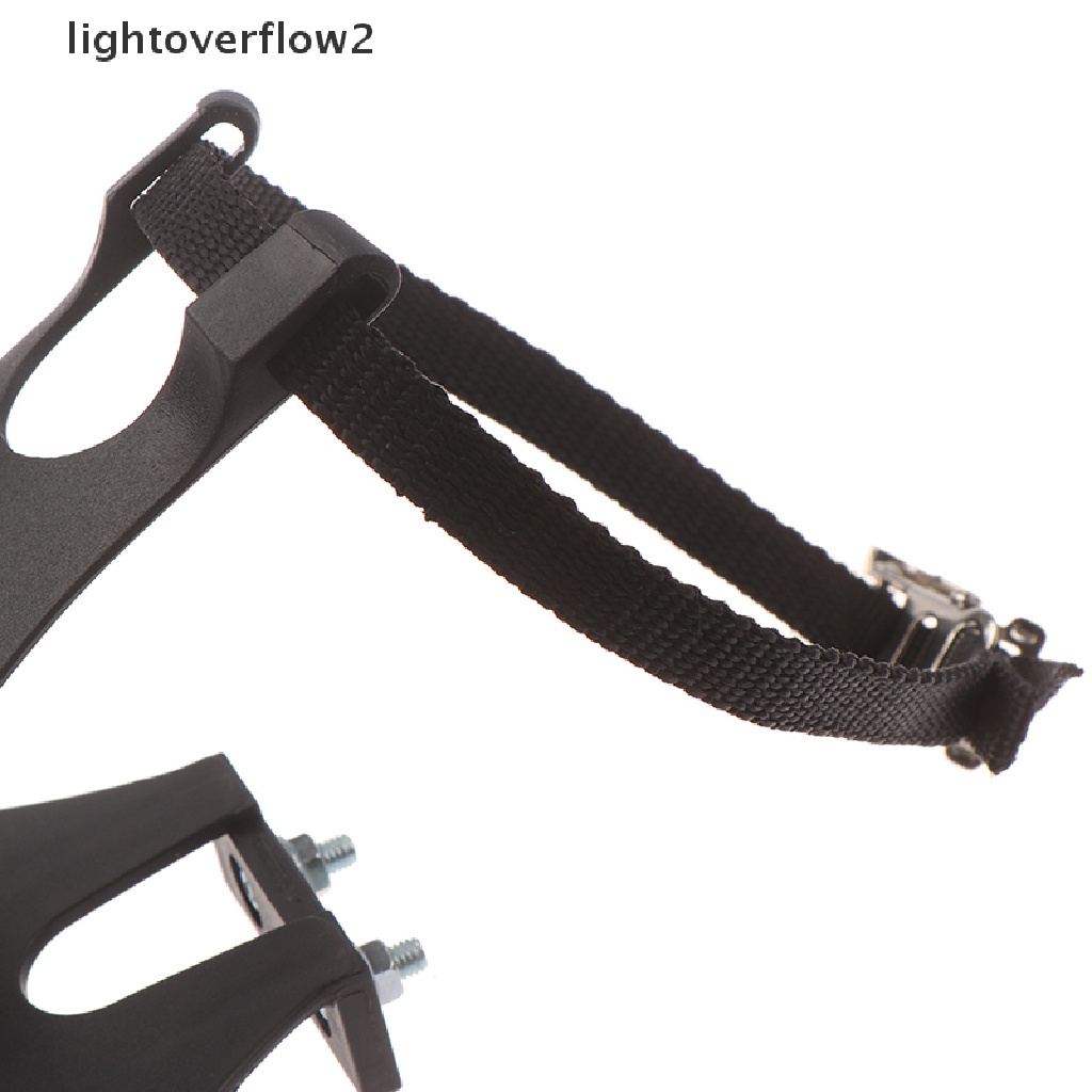 (lightoverflow2) Strap Pedal Sepeda Warna Hitam