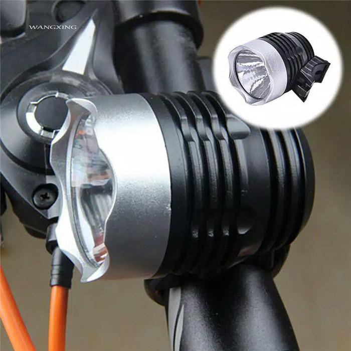 Gratis Ongkir Lampu Depan Sepeda LED 3 Mode Light / Bicycle Front LED Lamp