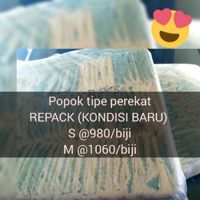 Ecer popok perekat S/M/L/XL