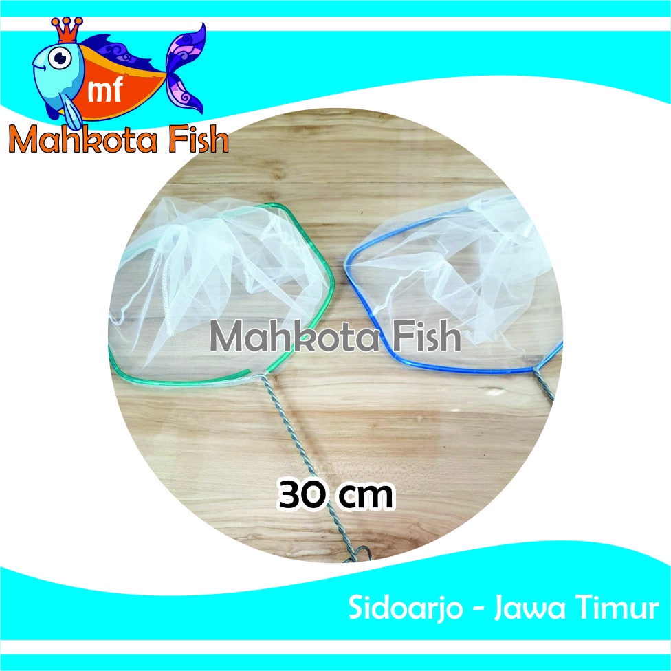 Serok Ikan KOTAK 30 cm - Jaring Ikan - Seser Ikan 30cm