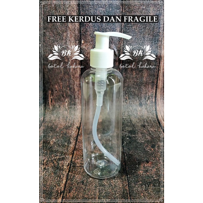 Botol clear 250 ml / 250ml - PUMP