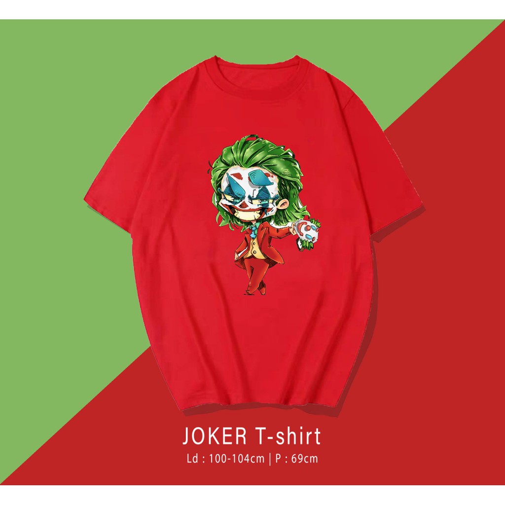 JOKER CARTOON TERMURAH BAJU KAOS KATUN WANITA/ PRIA UNISEX LENGAN PENDEK / TUMBLR TEE