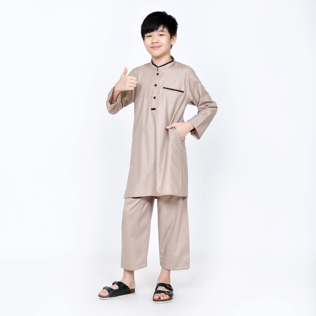 Baju Muslim Setelan Koko Kurta Anak Laki Laki 8 - 14 tahun Toyobo