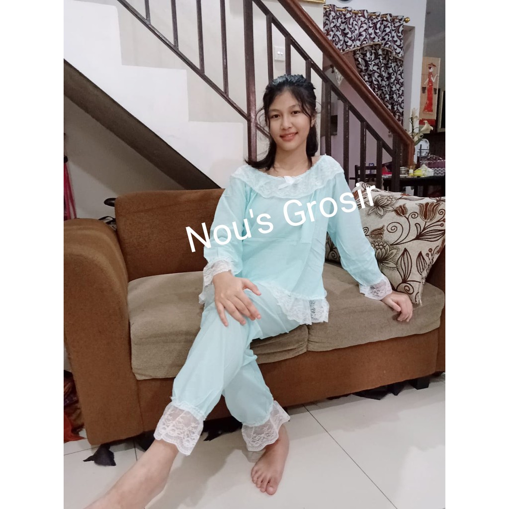 PIYAMA RENDA KATUN IMPORT _ 1143