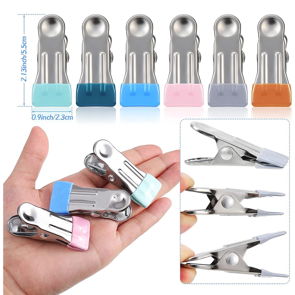 Klip Penjepit Pakaian / Kaos Kaki / Handuk Bahan Stainless Steel