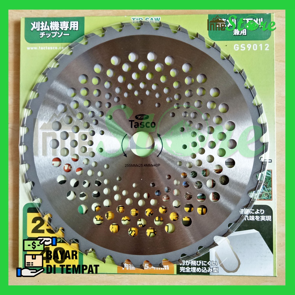 Pisau Potong Rumput Circular Saw 40mata Stainless Blade