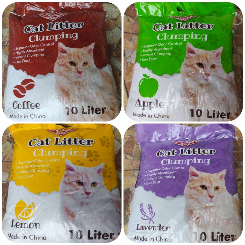 Love Cat Pasir Gumpal Wangi - 5Ltr - Litter Box Kucing - Bentonite