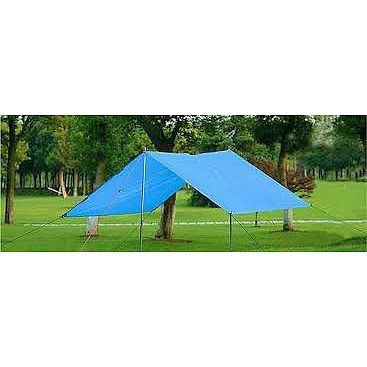 【Warna ~ COD】 Flysheet 3x6 Meter Waterproof 24 Lubang Lobang` Tenda Anti Air 6x3 m` 3*6 Bivak 6*3