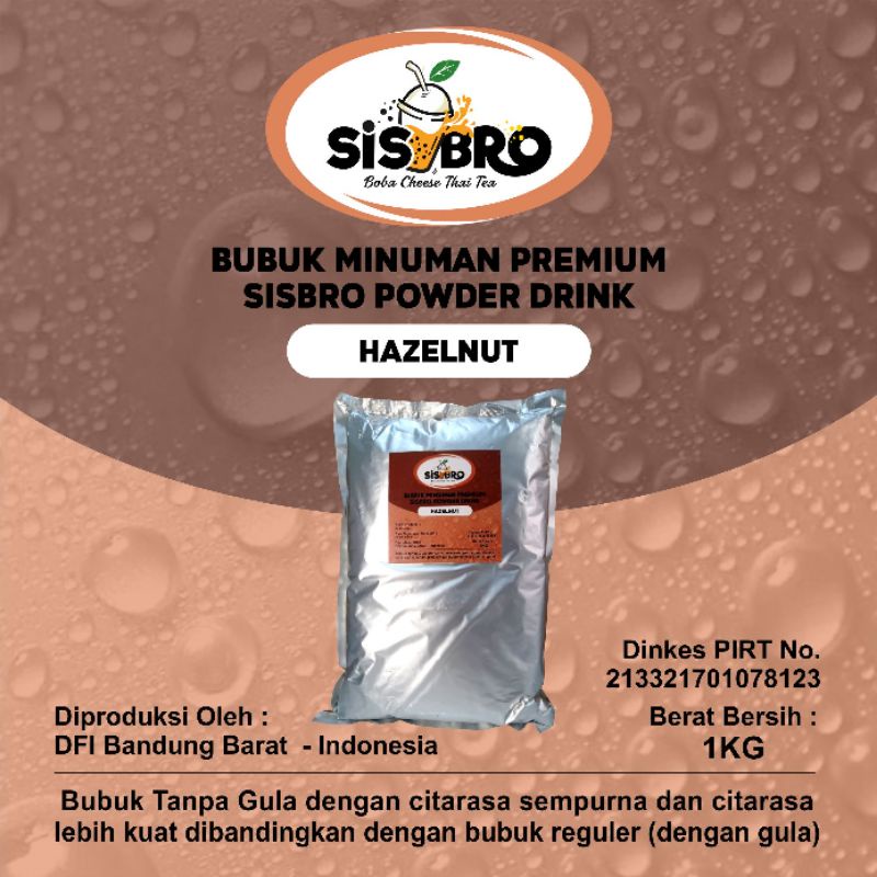 

HAZELNUT Premium Sisbro Powder Drink