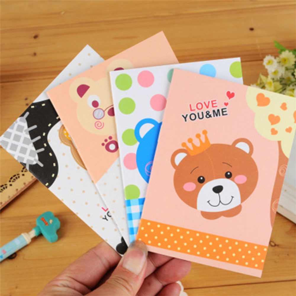 1pc Buku Catatan / Memo Motif Kartun Lucu Untuk Pelajar