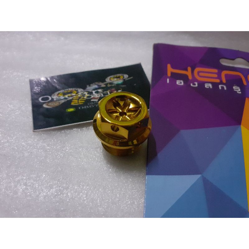Baut tutup oli mesin probolt gold flower drat kasar yamaha honda kawasaki  heng thailand