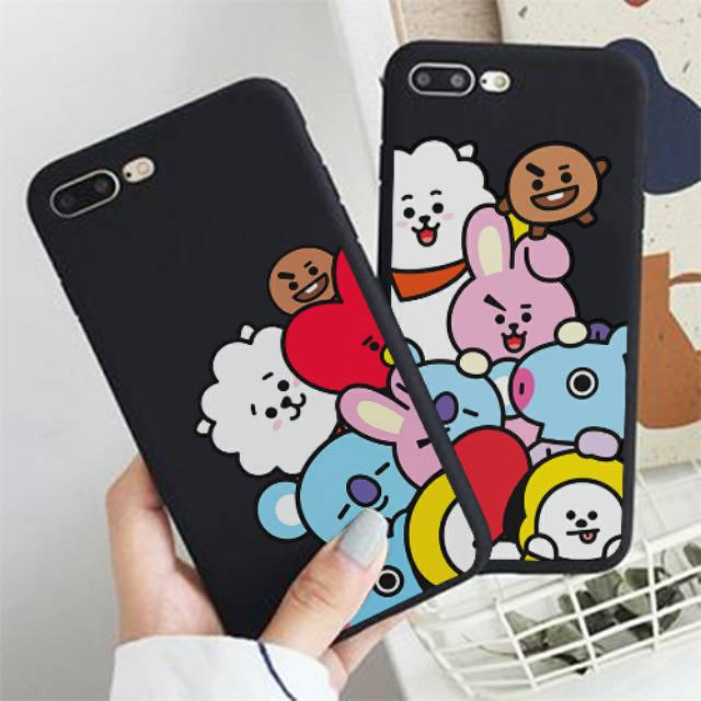 SOFTCASE SAMSUNG GALAXY M10 M20 M30 A01 A50S A30S A20S A10S A10 A20 A30 A50 A70 BTS CASE BLACK