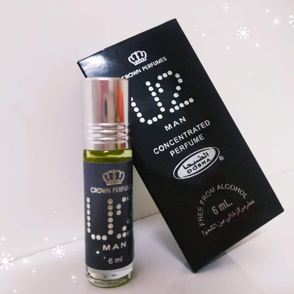 U2 Man Parfum DOBHA Kemasan 6ml Minyak Wangi Roll On Non Alkohol