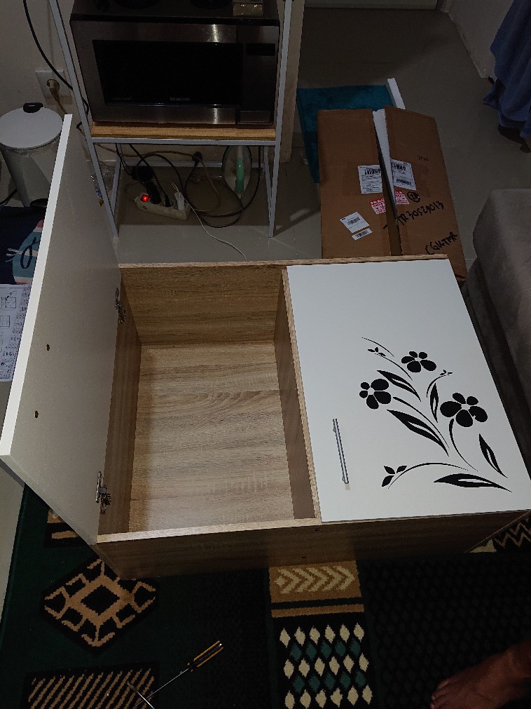 Kitchen Set Lemari Dapur Atas 2 Pintu Metropolis - Cargo Gosend