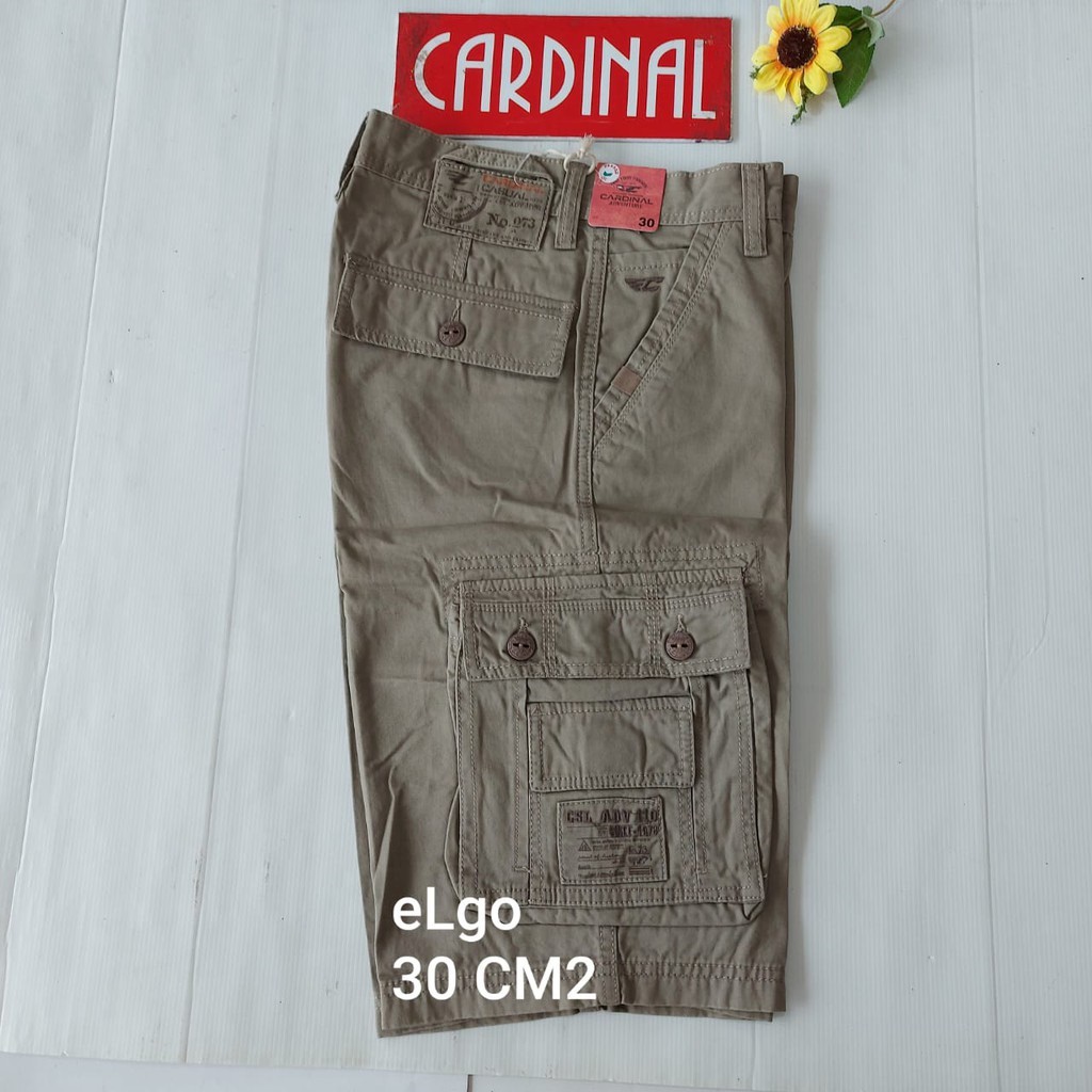 BB 30-CM KPL CARDINAL KEMPOL CASUAL Celana Pendek Kempol Fashion Pria Brand Kekinian