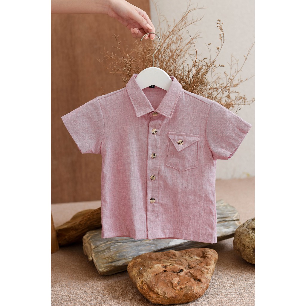 Baju Island- Little Amour for Boy, Hem Anak Laki-laki, Boy Shirt