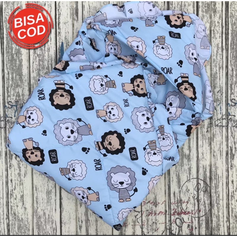 Selimut Bayi Badcover Bayi Selimut Bayi Baru Lahir Full Motif DNW BABY