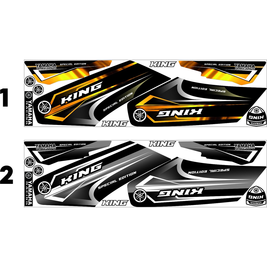 STRIPING - MOTOR YAMAHA RX KING MOTIF RACING LIS VARIASI RX KING STRIPING CUSTOM