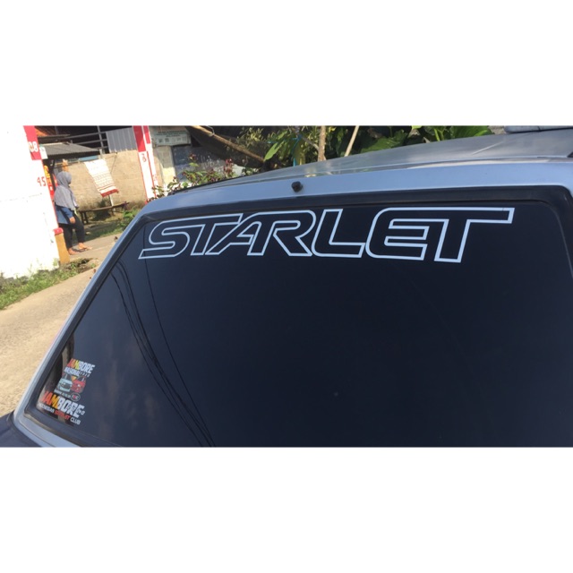Stiker cutting Toyota Starlet