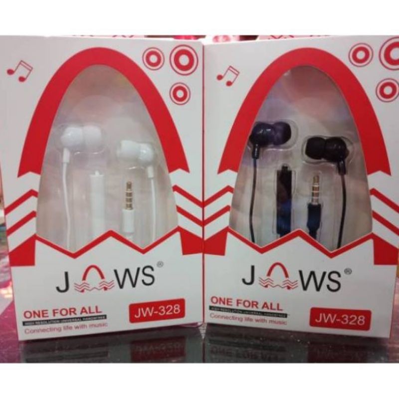 Headset JAWS JW-328 One For All Handsfree JAWS JW328 Earphone JAWS JW-326 ONE FOR ALL BASS