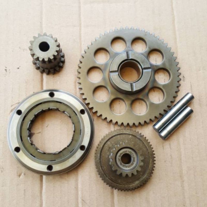 Oneway one way set gigi penghantar tiger megapro original part lepasan motor tirev primus