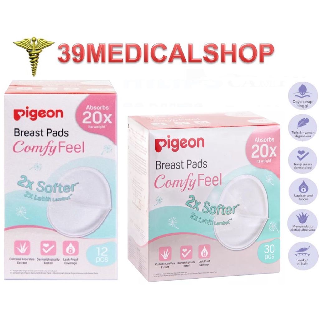 [ORIGINAL] PIGEON BREAST PAD COMFY FEEL - PENYERAP ASI