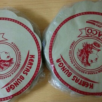 Kertas Nasi Bunga Romaco / Alas Piring