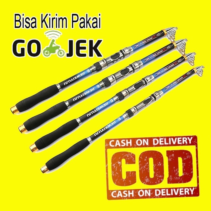 Joran Joran Set Alat Pancing Laut  Daiwa  Ikan Murah  Portable Telescopic Epoxy Resin - 2.4 M