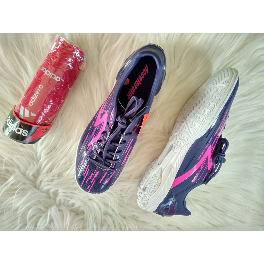 sepatu futsal specs accelerator lightspeed in purple