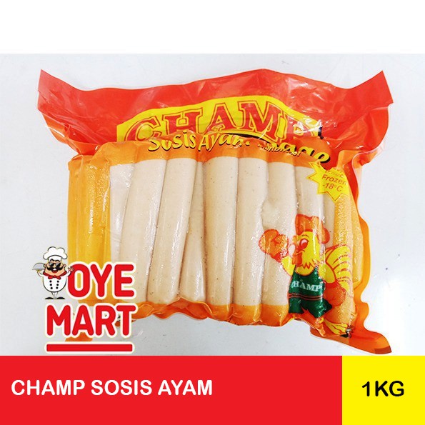 CHAMP SOSIS AYAM 1KG ISI 40