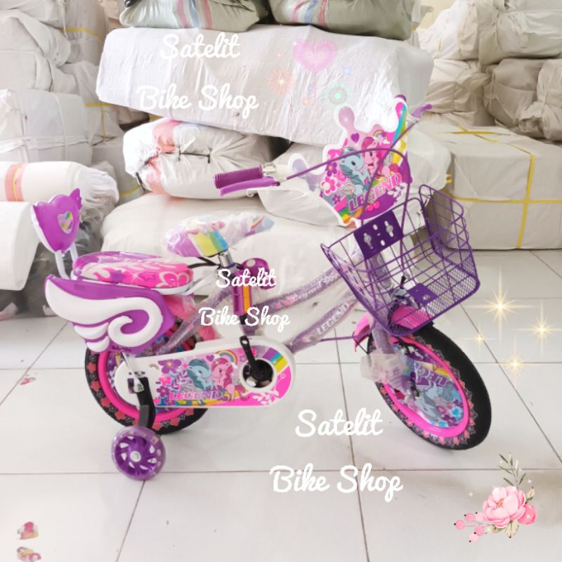 [EKA JAYA SEPEDA] Sepeda Anak Cewek Ukuran 12 Sepeda Anak Perempuan Legend Erminio Sepeda Anak Murah