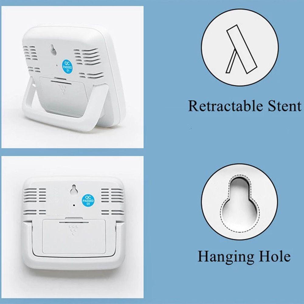 Solighter Pengukur Suhu Kelembaban Digital Indoor Weather Station Termometer Kamar Bayi