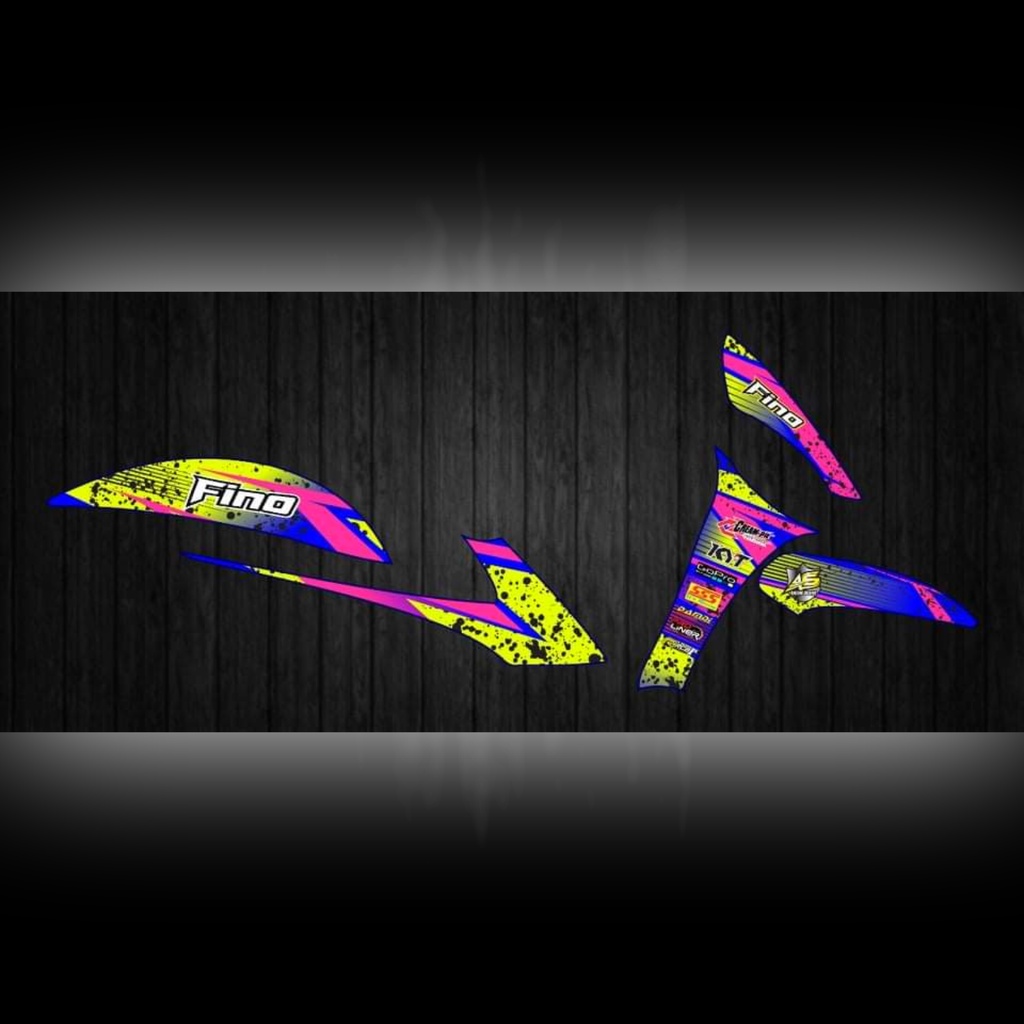Stiker Motor Striping Variasi Fino Semifull / Stiker Variasi Fino 125 Sporty/Premium/Grande
