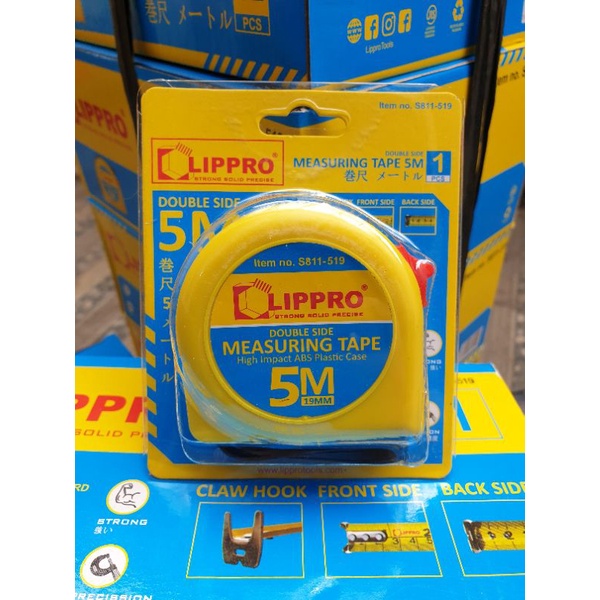 LIPPRO METERAN 5 MTR LIPRO MEASURING TAPE LIPPRO 5 MTR