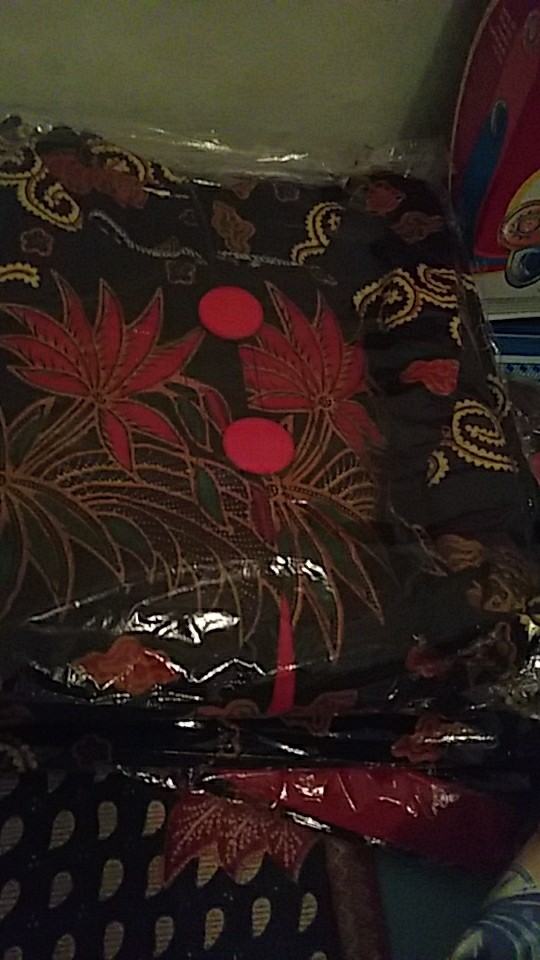 Zola_batik Couple Batik Sarimbit Keluarga Dress Mawar Daun Hq