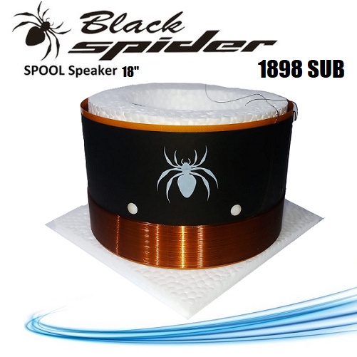 Spool Voice Coil 1898 Spul Spol Speaker 18 inch Black Spider VC 100 MM ( 4 inch ) Spoel BS1898 SUB