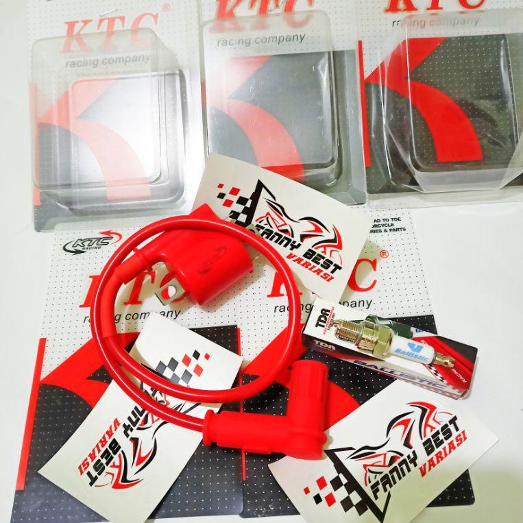 paketan COIL KTC RACING ORIGINAL+ KOP busi TDR Sonic , KLX, Fu, MX, VIXION , BEAT,VARIO,SCOPY SZV