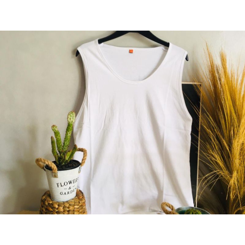 Kaos lekton pria/Kaos tanpa lengan/Kaos lekbong pria/Kaos lekmong pria polos cotton combed 30s