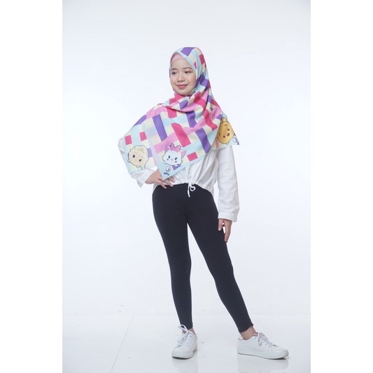 PASHMINA ANAK KARAKTER TSUM / HIJAB ANAK / JILBAB ANAK / KERUDUNG ANAK