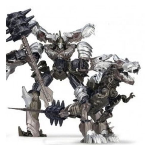 Mainan Robot Action Figure Transformer Dragon Silver 111124