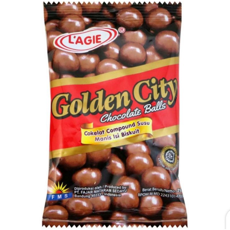 

GOLDEN CITY SNACK COKLAT 1PC