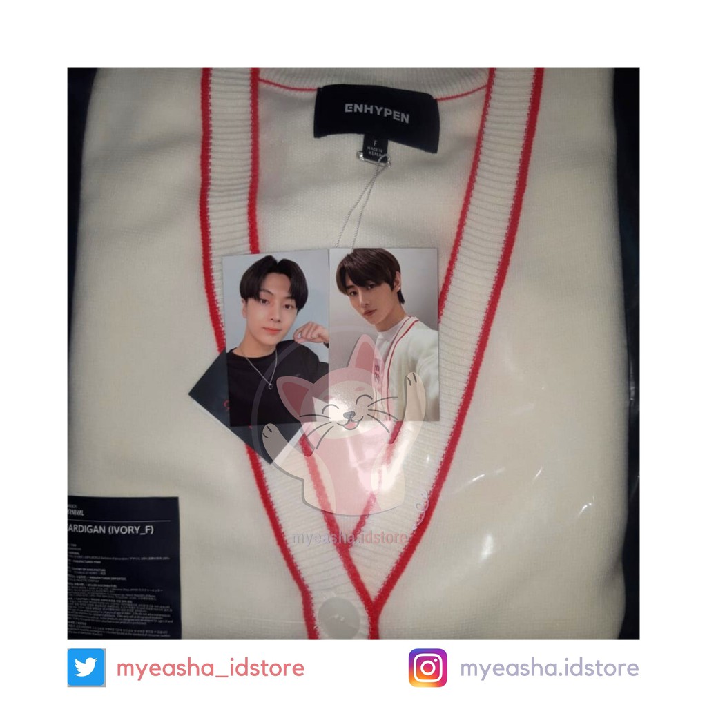 [Ready Stock] ENHYPEN CARDIGAN PHOTOCARD JAY SUNGHOON FEVER