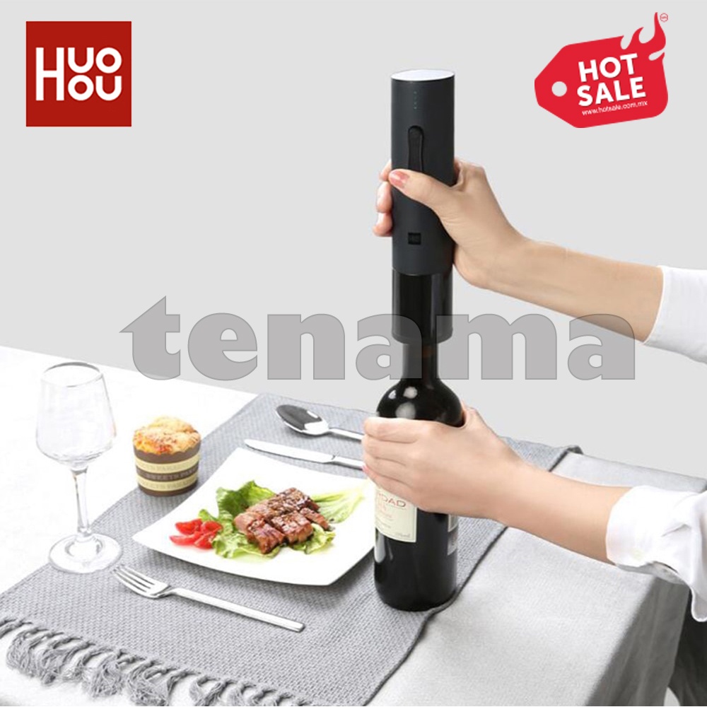 Huohou Automatic Wine Bottle Opener Pembuka Botol Elektrik