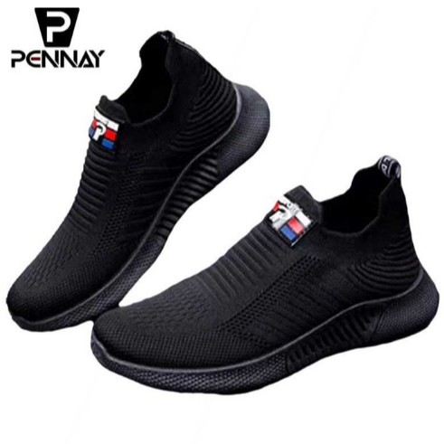 Pennay Sepatu Slip On Pria Import Super CALZADO Sol Karet Empuk