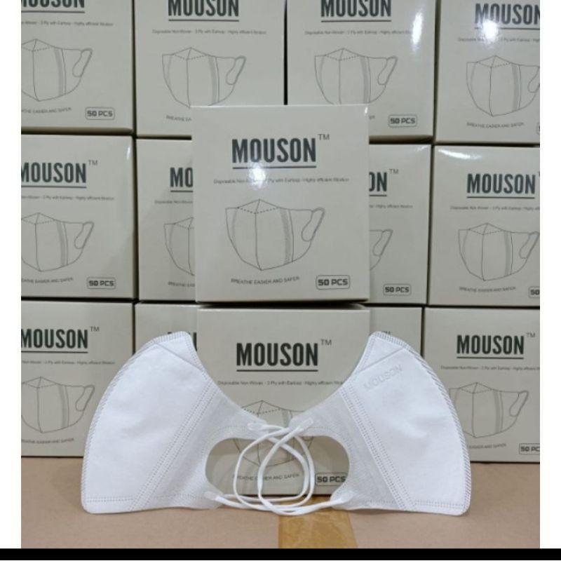 MASKER DUCKBILL ORLEE/O CARE/MOUSON/ALKINDO ISI 50 PCS
