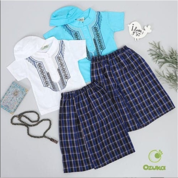 Ozuka - Setelan Sarung Koko Peci KKS-02