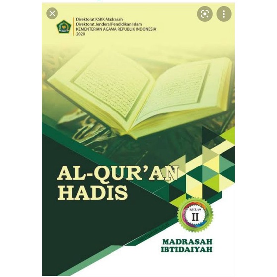 

BUKU AL QUR'AN HADIS KELAS 2 MI 2020